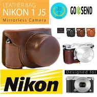 Nikon 1 J5 Leather Bag / Case / Mirrorless Camera Leather Bag