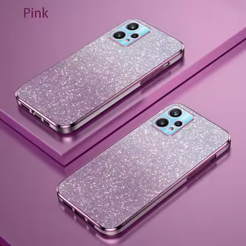 Electroplate Glitter Phone Case For OPPO Realme 5 5i 5S 6i 7 7i 8 Pro Realme 9 Pro 9i Realme 11 Pro 