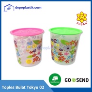 1 Liter Jar - Plastic Jar - 1L Round Jar - Jar Keripik - Tokyo Round Jar 02