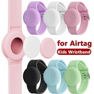 Silicone Watch Waterproof Bracelet For Apple Air Tag Case Lightweight Child GPS Bracelet Kid Watch Bracelet Wristband GPS Tracker Protector Cover