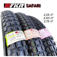FKR TYRE TAYAR 17 Tube type TUBELESS SAFARI 225 250 275 TYRES TIRE TIRES KEBUN MOTORCROSS MOTOCROSS 