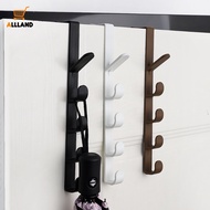 Creative Multipurpose Door Back Hanging PP Plastic Hook/ Portable Install Removable Clothes Storage 