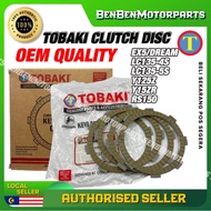 100% ORIGINAL TOBAKI KELVAR CLUTCH DISC FOR EX5 / DREAM / Y15 ZR / LC135 / Y125Z / RS150 R / Y100 Y1
