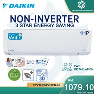 Daikin 1.0HP-3.0HP R32 Air Conditioner R32 Non Inverter FTV-P Series Wifi control