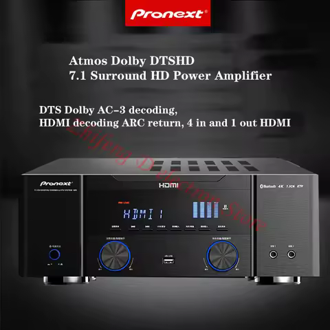 5.1 channels Power Amplifier High Power 2300W 7.1 DTS Dolby Surround Full Scene Sound 4K HD AV Home 