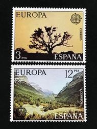1977.05.02 西班牙 歐羅巴專題 本土風光: 多尼亞納國家公園 套票2全20元