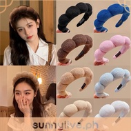 Sponge Bubble Skincare Headband Colorful Cloud Sponge Hair Band Comfortable Skincare Accessory