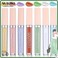 SUKIKII Liquid Concealer, 2.5ML Dark Circles Foundation Cream,  Full Coverage Face Makeup Even Skin 