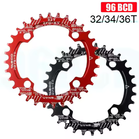 SNAIL 96bcd chainring mtb Mtb single chainring 32T/34T/36T Bicycle chain ring crown 32 teeth mtb Rou