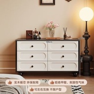 法式中古風梳粧檯鬥櫃 一體小戶型臥室簡約床尾櫃 化妝桌子（快遞送貨上門）