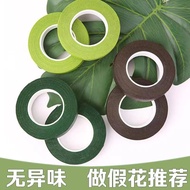 手工花艺胶带 diy green floral tape sugar flower stem wrap green crepe paper silk flower packaging fabric L