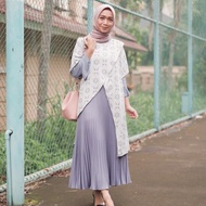 Silahkan Promonya Rok Plisket Premium Silver / Rok Plisket Murah / Rok