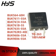 5PCS 100%NEW BUK564-60H BUK7611-55A BUK7614-55A BUK7618-55 BUK7635-55A BUK7E2R3-40C BUK9606-55A BUK9