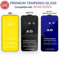 Redmi 13C A3 12 A2+ A1 A1+ 12C 10C 9A 9C 10A 9 9T 10 4G 5G 9D AG Matte BlueRay Full Screen Cover Tem
