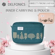 DELFONICS Inner Carrying Couble S Pouch Women’s Compact Shoulder Bag & Travel Pouch