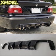 FOR BMW E39 diffuser for rear M5 bumper LIP spoiler Splitter 2 exhaust for e39 mpack