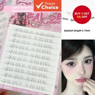 BQI Natural Lower Lashes with Transparent Base for a Soft, Flexible, and Realistic Bare Face Look - 