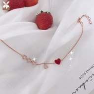 【CH】Love Bracelet Girlfriend Bracelet Simple Personality Student Jewelry