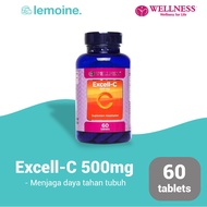 Wellness Excell C 500mg Vitamin C Supplement Maintains Body Resistance 60 tablets