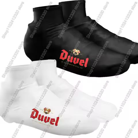 2025 Duvel Cycling Shoe Covers Road Bike Belgium Black Shoes Cover MTB Jerseys Dust-proof Non-slip O