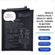 ORIGINAL QUALITY NOVA 2i, 2 Plus/NOVA 3i /Nova 4e/P30 Lite /Honor 7X/ Mate 10/Strong Lasting H BATTE
