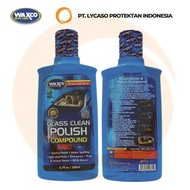PEMBERSIH JAMUR KACA MOBIL WAXCO GLASS CLEAN POLISH COMPOUND NANO TECH
