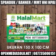BANNER / SPANDUK MMT STOKIS HNI HPAI / BANNER TOKO HNI 150 x 100 CM