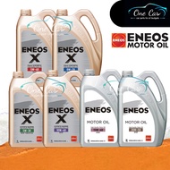 ★ENEOS Engine Oil Fully Synthetic Semi Synthetic Mineral 0W20 5W40 5W30 10W40 10W30 15W40 20W50  -4LITER✿