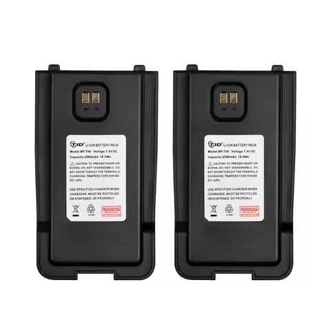 TIDRADIO H3 Battery H8 Battery GMRS/Ham Radio 2500mAh Battery