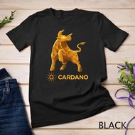 Bull Market Cardano ADA Coin To The Moon Crypto Token HODL Baju T Uniseks