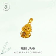 [Kedai Emas Gemilang] 3002545 Gold Pendant (2.22Cm) (3.32G) [916 Gold]