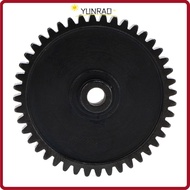 YUNRAO Motor Pinion Gear, Black Steel Spur Gear, Durable 44T Low Noise RC Car Main Gear for HPI Sava