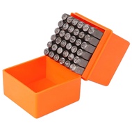 36-Piece 3mm Number & Capital Letter Stamp Set (A-Z & 0-9) Punch Perfect for Imprinting Metal Plasti