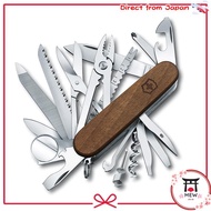 VICTORINOX Swiss Champ Wood Swiss 　 Knife Multifunction Knife Disaster Prevention Goods Outdoor Camp
