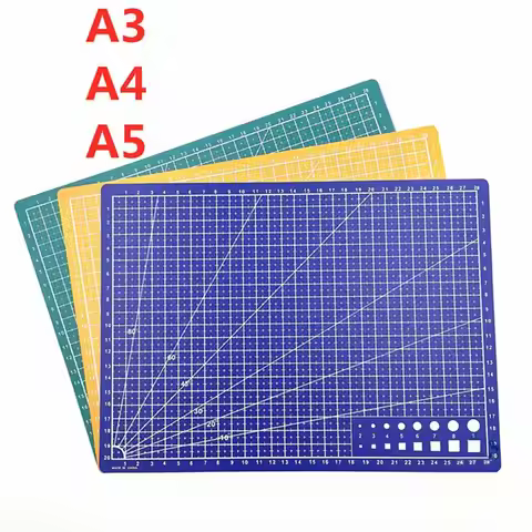 Double-side Leather Craft Tool Cutting Mat Patchwork Sewing A3 A4 A5 Cutting Board PVC Engraving Wor