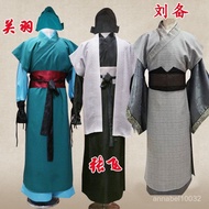 Hanfu Ancient Costume Male Romance Of The Three Kingdoms Liu Bei Guan Yu Zhang Fei Robe Taoyuan Knot