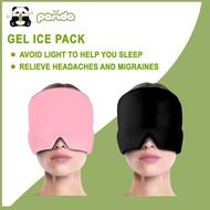 【SG】NEW Double Layer Migraine Relief Gel Cap/Headache Relief Hat/Stress Relief Eye Mask/Cold & Hot C