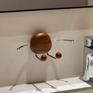 [48H Shipping] Creative Pebble-Shaped Suction Cup Bathroom Holder, No-Drill Mount for Kitchen, Ideal