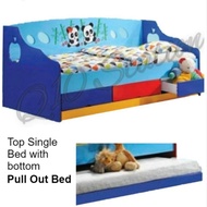 Q 10 Cartoon Children Bed Frame / Kids Bed Frame / Baby Bed Frame / Toddler Bed Frame / Katil Budak (TAP)