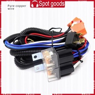 WIN Ceramic H4 Headlight Headlamp H4 Light Bulb Relay Wiring Harness Socket Plug Set