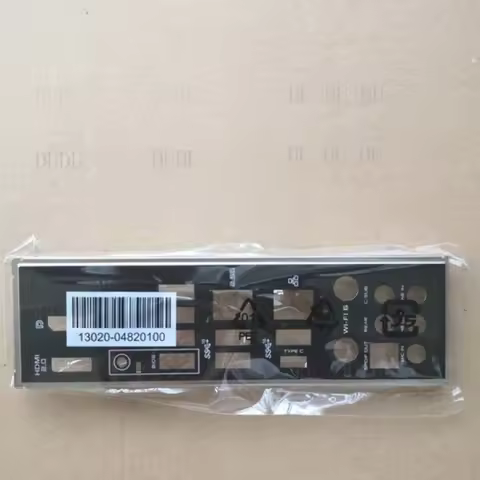 D For Asus ROG STRIX X570-E GAMING I/O IO Rear Baffle Shield Backplate Motherboard