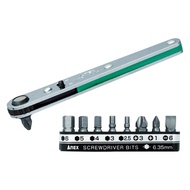 ANEX Straight Offset Ratchet Screwdriver Bit Set 9pcs 425-9B Japanese Made Pneumatic Tools Hardware