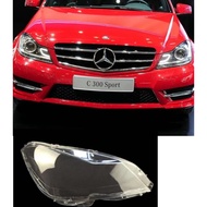 FOR Benz C series W204 2011 2012 2013 2014  C180 C200 C260 headlamp cover cap replacement head lamp 