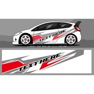 [Custom]K662# Custom Name Body Stripes Vinyl Stickers