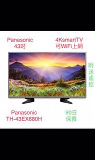 Panasonic43吋 4KsmartTV TH-43EX680H