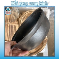Cast iron pot with glass lid, cast iron steam pot, cast iron pot for processing grilling and steamin