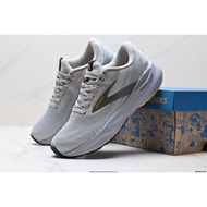 Brooks Adrenaline GTS 24 shock-absorbing marathon Comfortable versatile running shoes grey