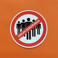 Hollow Out Stickers - No Crowded Stickers - No Drop Round Stickers - Prokes Stickers - Vinyl Sticker