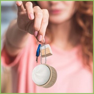 Keychain Fidget Toy Sensory Steamed Bun Design Decor Fake Food Keychain for Kids Adults Students Pre