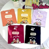 Áo thun 3158 form rộng mẫu AROUND THE FIRE